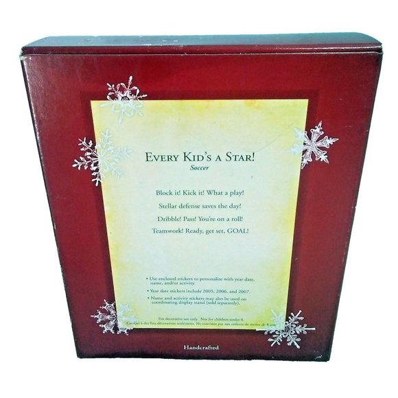 Hallmark Keepsake Ornament Every Kid's a Star! Soccer Photo Holder Ornament - Picture 6 of 8